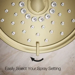 Three-function showerhead, 2.5 gpm