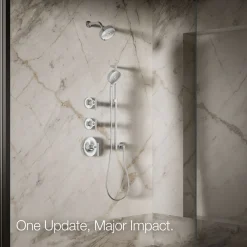 Three-function showerhead, 2.5 gpm