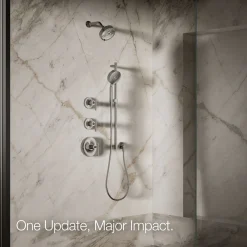 Three-function showerhead, 2.5 gpm