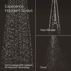 Three-function showerhead, 1.75 gpm