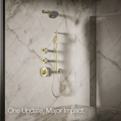 Three-function showerhead, 1.75 gpm
