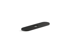 Three-hole kitchen faucet escutcheon