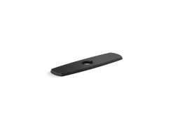 Three-hole kitchen faucet escutcheon