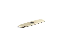 Three-hole kitchen faucet escutcheon