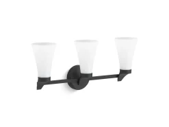 Three-light sconce