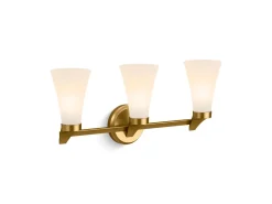 Three-light sconce