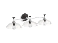 Three-light sconce
