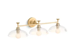 Three-light sconce