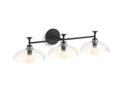 Three-light sconce