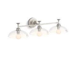 Three-light sconce