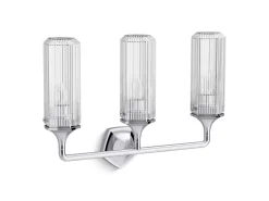Three-light sconce