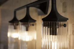 Three-light sconce
