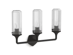 Three-light sconce