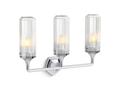 Three-light sconce