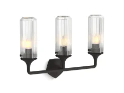 Three-light sconce