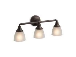 Three-light sconce