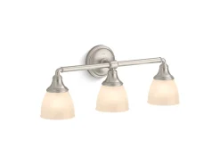 Three-light sconce