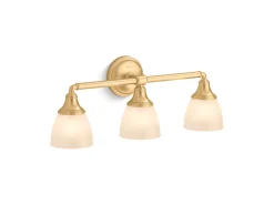Three-light sconce