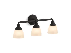 Three-light sconce