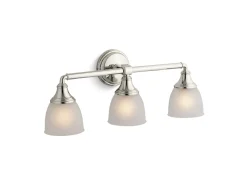 Three-light sconce
