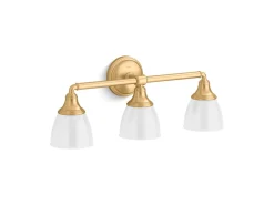 Three-light sconce