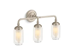 Three-light sconce