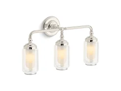 Three-light sconce