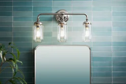 Three-light sconce