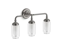 Three-light sconce