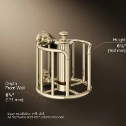 Toilet paper carriage