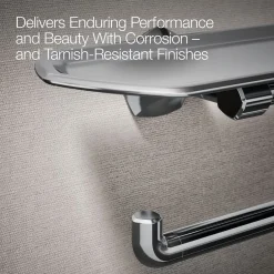 Toilet paper holder with tray