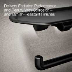 Toilet paper holder with tray