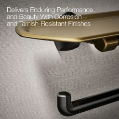 Toilet paper holder with tray