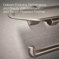 Toilet paper holder with tray