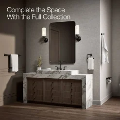 Toilet paper holder with tray