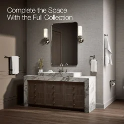 Toilet paper holder with tray