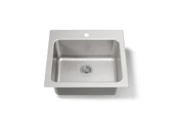 25" top-mount single-bowl utility sink