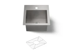 15" top-/undermount bar sink