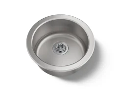 18-1/2" top-/undermount single-bowl bar sink