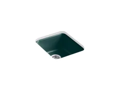 17" top-/undermount single-bowl bar sink