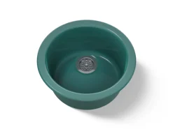 18-1/2" top-/undermount single-bowl bar sink