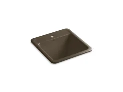 21" top-/undermount single-bowl utility sink