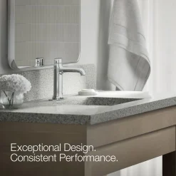 Touchless bathroom sink faucet, 1.2 gpm