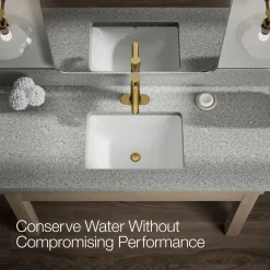Touchless bathroom sink faucet, 1.2 gpm