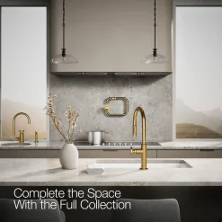 Touchless pull-down kitchen sink faucet with two-function sprayhead