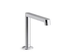 Touchless single-hole lavatory faucet with Kinesis® sensor technology and temperature mixer, AC-powered, 0.5 gpm