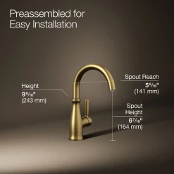 Traditional beverage faucet