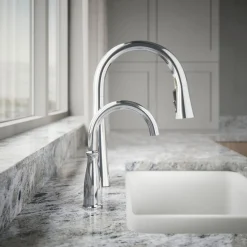 Traditional beverage faucet