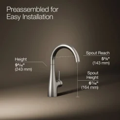 Transitional beverage faucet