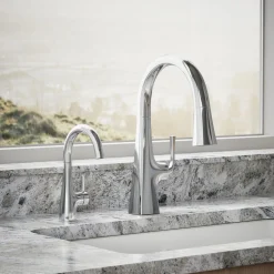Transitional beverage faucet